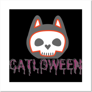 CATLOWEEN Design A Funny Gifts For Halloween Party! Posters and Art